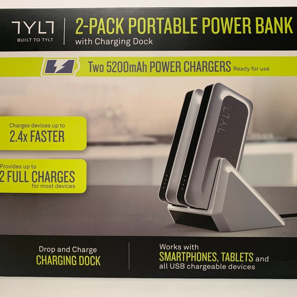 2 Pack Power Bank